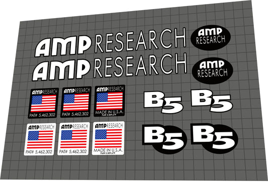 AMP RESEARCH B5 (1995) Frame Decal Set