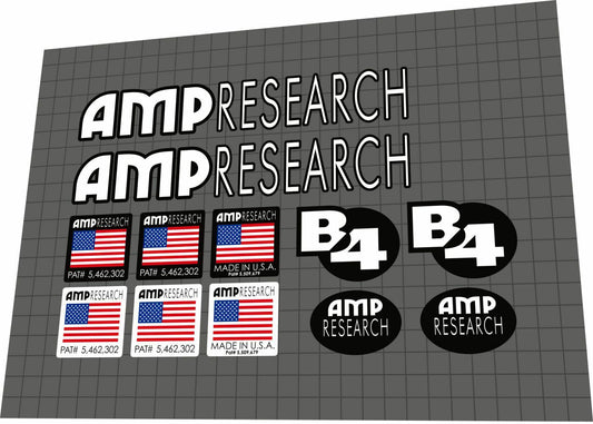 AMP RESEARCH B4 (1995) Frame Decal Set - Bike Decal Replace