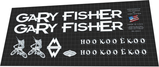 GARY FISHER Hoo Koo E Koo (1996) Frame Decal Set - Bike Decal Replace