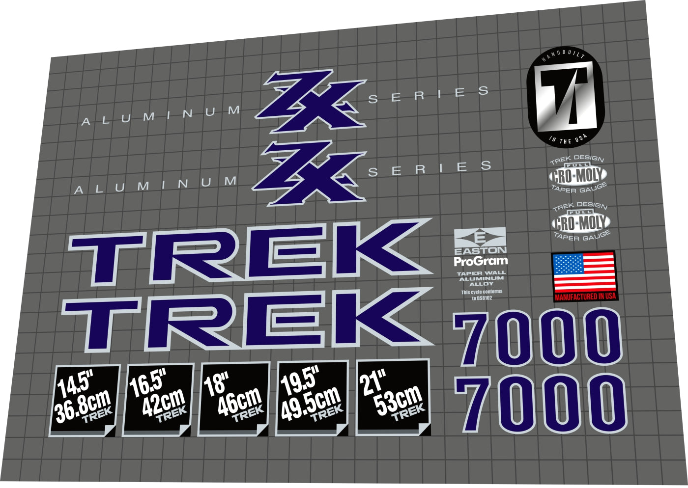 Trek Multitrack 700 decal set