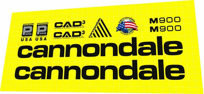 CANNONDALE M900 (1996) CAAD3 Frame Decal Set - Bike Decal Replace