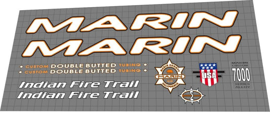 MARIN Indian Fire Trail (1997) Frame Decal Set