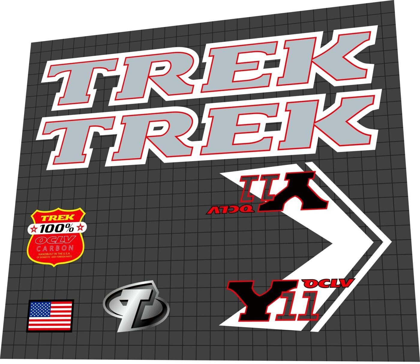 TREK Y11 (1997) OCLV Frame Decal Set - Bike Decal Replace