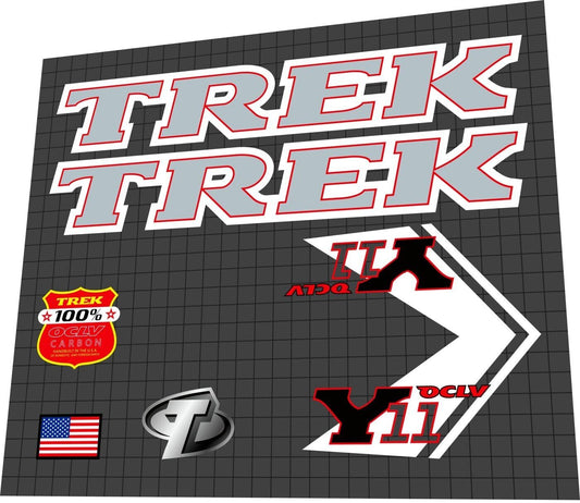 TREK Y11 (1997) OCLV Frame Decal Set - Bike Decal Replace