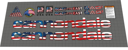 CANNONDALE Beast of the East (1997) Frame Decal Set - Bike Decal Replace
