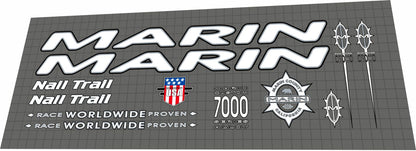 MARIN Nail Trail (1997) Frame Decal Set - Bike Decal Replace