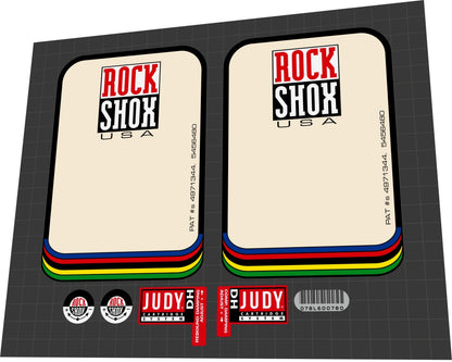 ROCKSHOX Judy (1997) DH Fork Decal Set - Bike Decal Replace