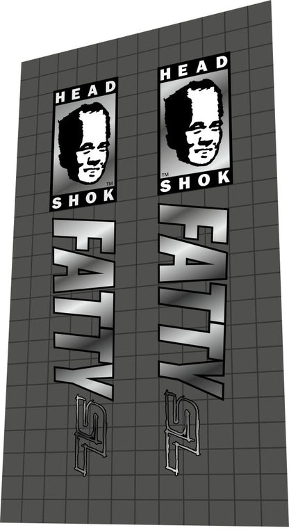 CANNONDALE HeadShok Fatty (1998) SL (2) Fork Decal Set - Bike Decal Replace