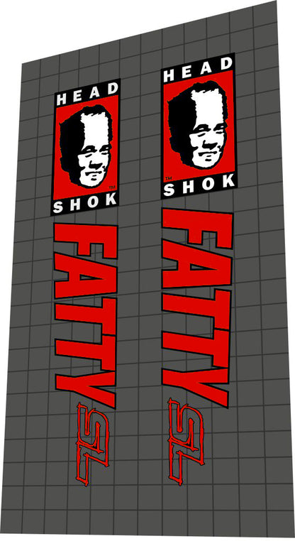 CANNONDALE HeadShok Fatty (1998) SL (2) Fork Decal Set - Bike Decal Replace