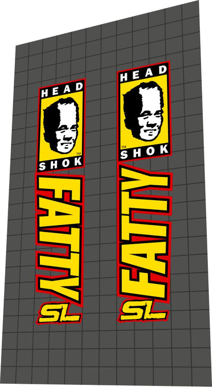 CANNONDALE HeadShok Fatty (1998) SL Fork Decal Set - Bike Decal Replace