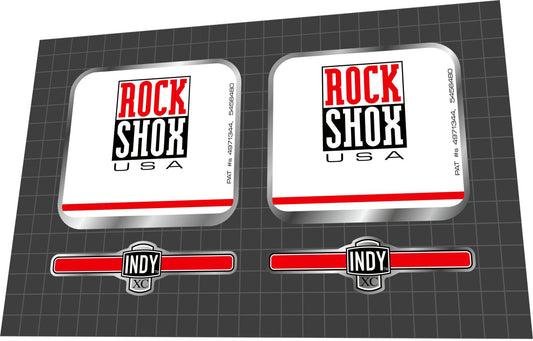 ROCKSHOX Indy XC (1998) Fork Decal Set