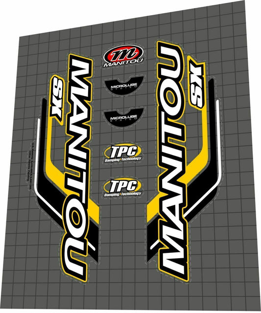 MANITOU SX (1998) Fork Decal Set - Bike Decal Replace