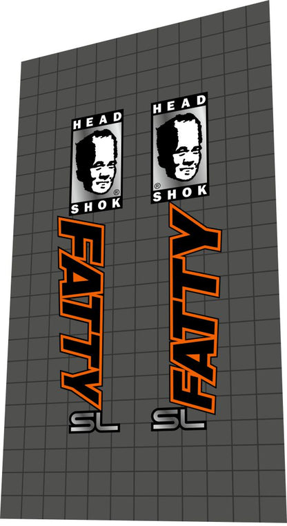 CANNONDALE HeadShok Fatty (1999) SL Fork Decal Set - Bike Decal Replace