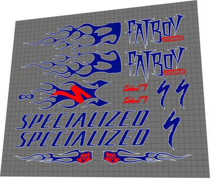 SPECIALIZED Fatboy (1999) A1 Comp Frame Decal Set - Bike Decal Replace