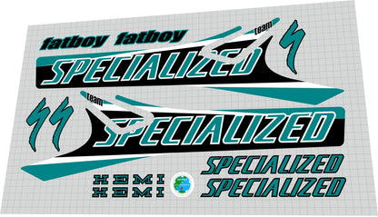 SPECIALIZED Fatboy Hemi Team 24 (1999) Frame Decal Set
