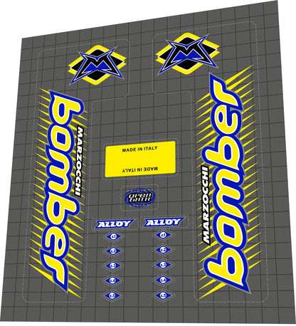 MARZOCCHI Bomber (1999) Alloy Z1-Z5 Fork Decal Set - Bike Decal Replace
