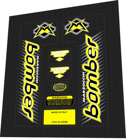 MARZOCCHI Bomber (1999) Drop Off Z1 Fork Decal Set - Bike Decal Replace