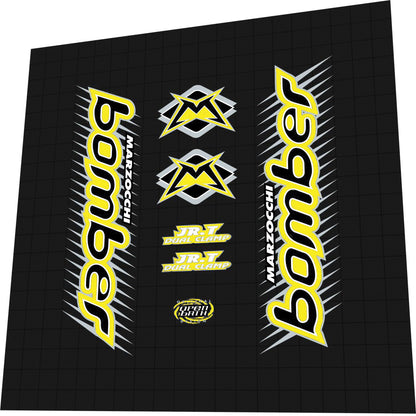 MARZOCCHI Bomber (1999) Junior T Dual Clamp Fork Decal Set - Bike Decal Replace