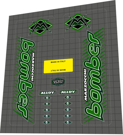 MARZOCCHI Bomber (1999) Alloy Z1-Z5 Fork Decal Set - Bike Decal Replace