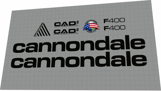 CANNONDALE F400 (2000) CAAD2 Frame Decal Set - Bike Decal Replace