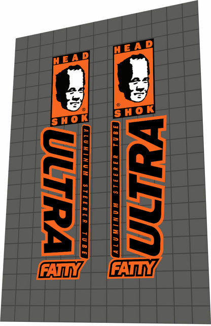 CANNONDALE HeadShok Fatty (2000) Ultra DL Fork Decal Set - Bike Decal Replace