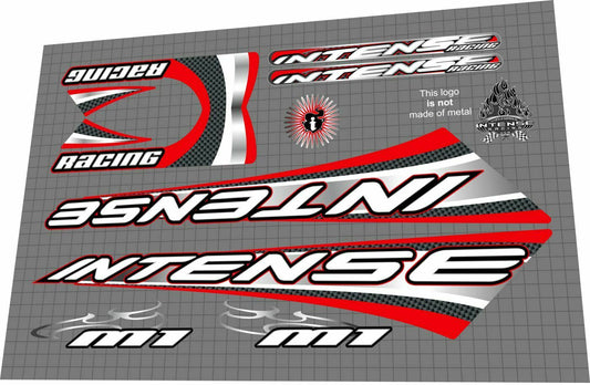 INTENSE M1 (2001) Frame Decal Set - Bike Decal Replace