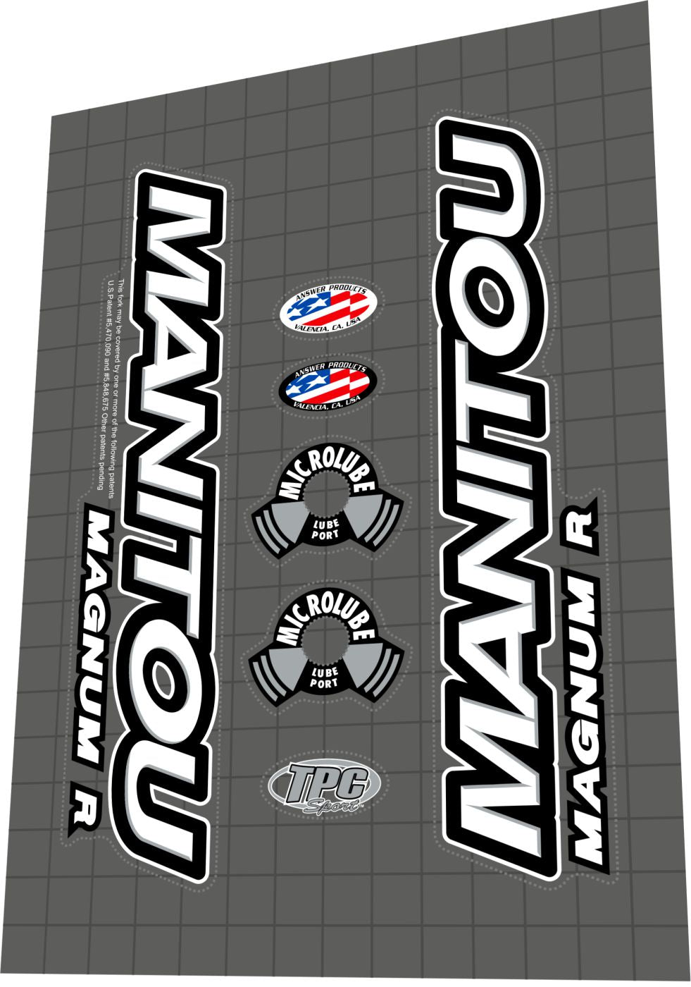 MANITOU Magnum R (2001) Fork Decal Set