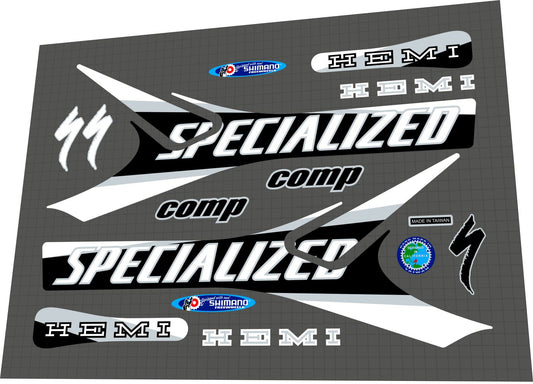 SPECIALIZED Fatboy Hemi Comp (2001) Frame Decal Set