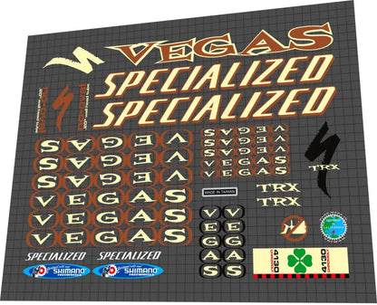 SPECIALIZED Fatboy Vegas TRX (2001) Frame Decal Set