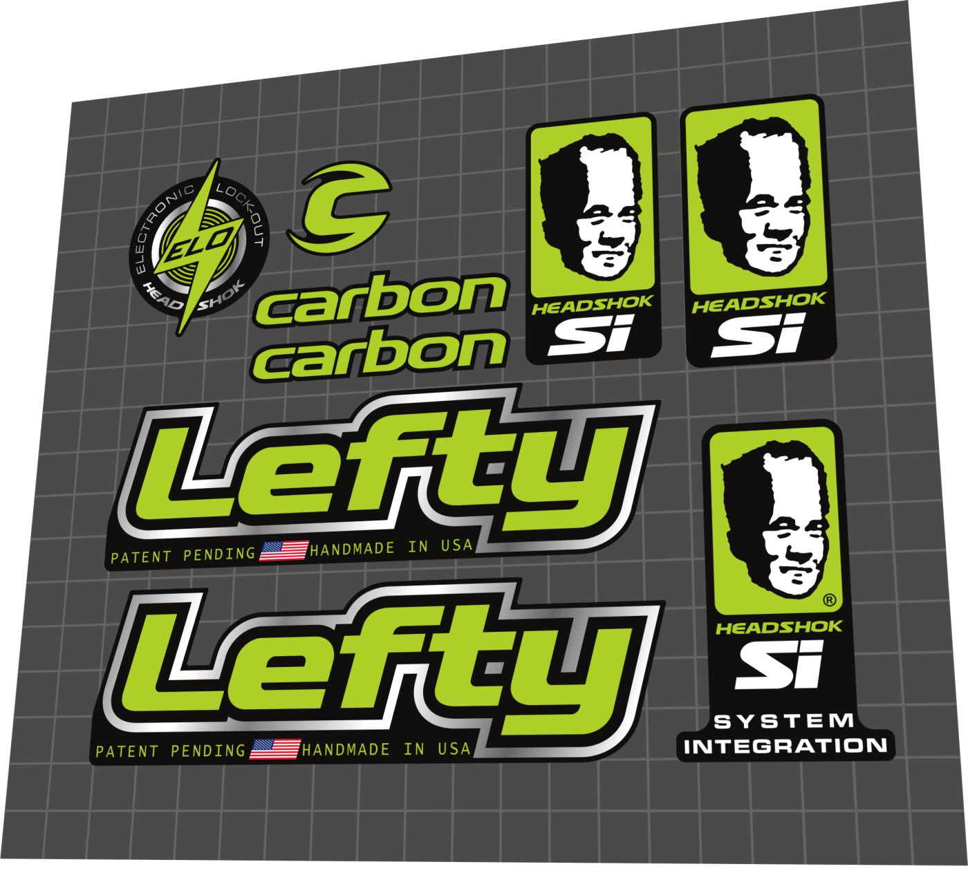 CANNONDALE Lefty Carbon ELO (2001) Fork Decal Set