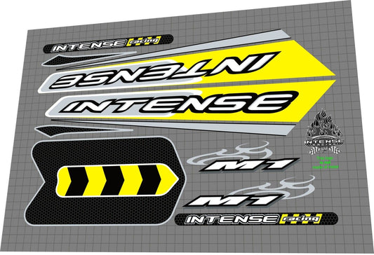 INTENSE M1 (2002) Frame Decal Set - Bike Decal Replace