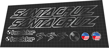 SANTA CRUZ Heckler 5 (2002-2007) Frame Decal Set - Bike Decal Replace