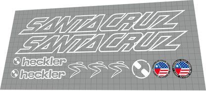 SANTA CRUZ Heckler 5 (2002-2007) Frame Decal Set - Bike Decal Replace