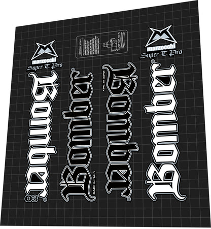 MARZOCCHI Bomber (2003) Super T Pro Fork Decal Set - Bike Decal Replace