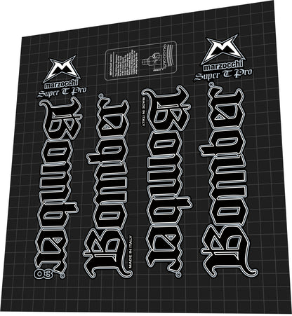 MARZOCCHI Bomber (2003) Super T Pro Fork Decal Set