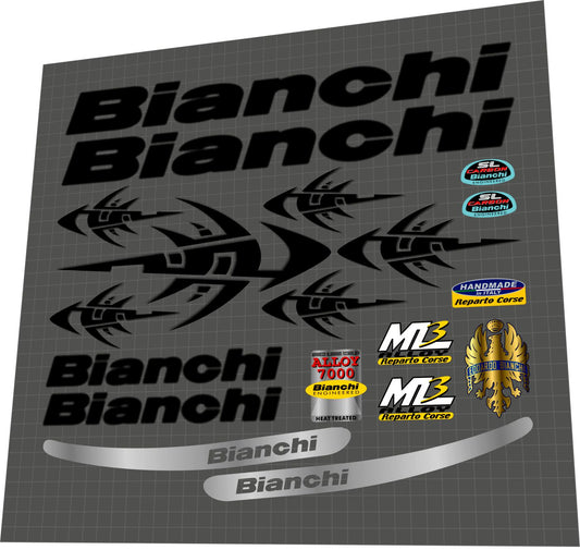 BIANCHI ML3 Alloy (2004) Frame Decal Set