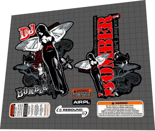 MARZOCCHI Dirt Jumper 1 (2008) Fork Decal Set