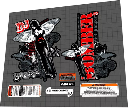 MARZOCCHI Dirt Jumper 3 (2008) Fork Decal Set