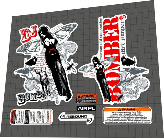 MARZOCCHI Dirt Jumper 3 (2008) Fork Decal Set