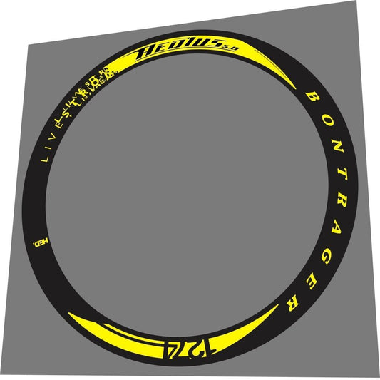 BONTRAGER Aeolus 5.0 Livestrong Lance Armstrong (2009) Rim Decal Set