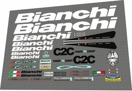 BIANCHI Infinito (2010) C2C Frame Decal Set - Bike Decal Replace