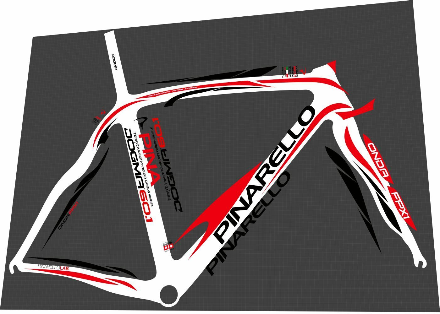 Pinarello Head Tube Badge | Tokyo Cycling Club Pinarello Head Tube Badge | Tokyo Cycling Club
