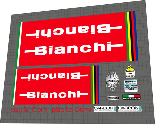 BIANCHI Pista Sei Giorni (2011) Frame Decal Set
