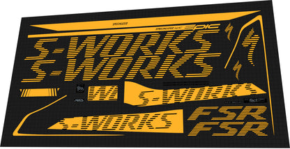 SPECIALIZED Epic (2014) FSR S-Works Frame Decal Set - Bike Decal Replace