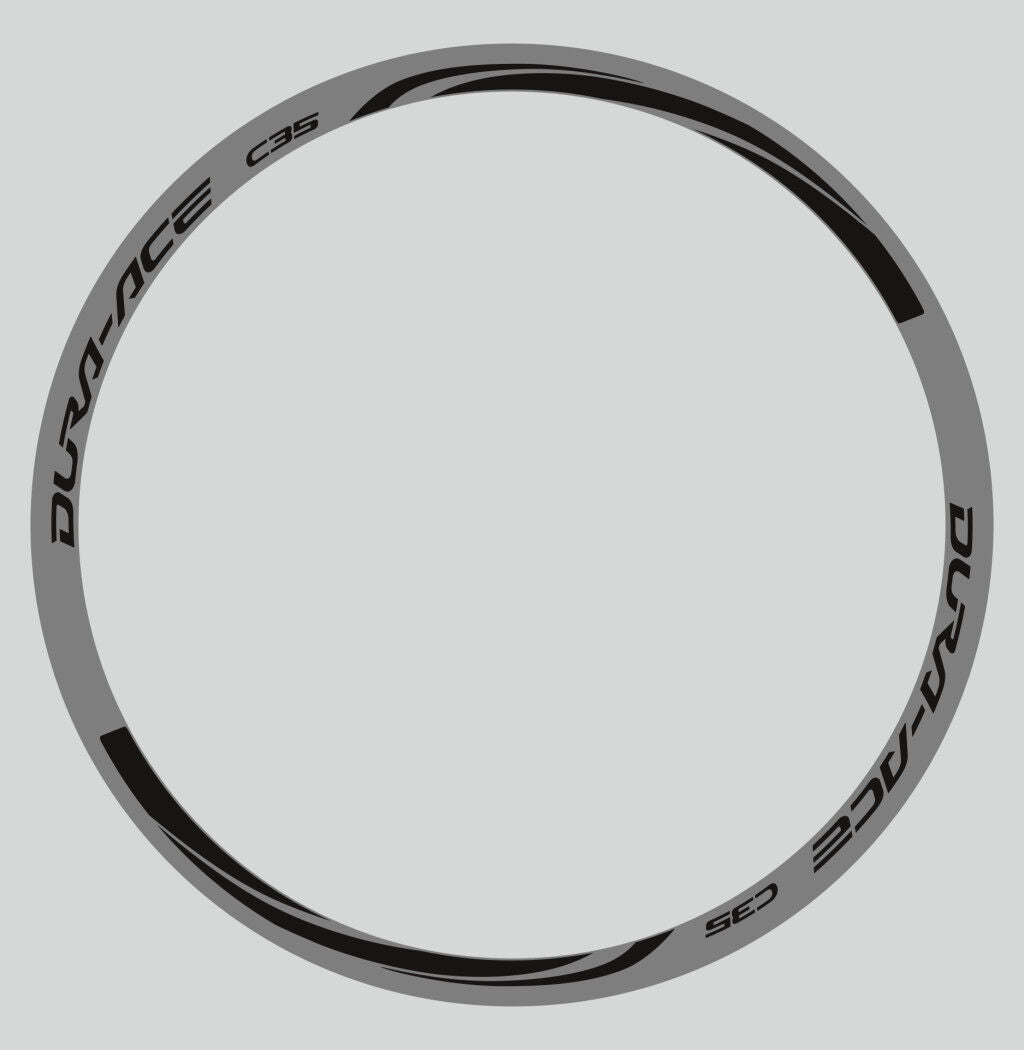 DURA-ACE C35 (2014) WH-9000  Rim Decal Set - Bike Decal Replace