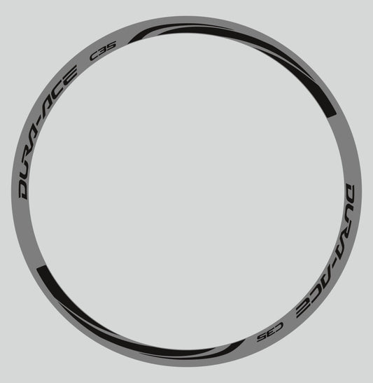 DURA-ACE C35 (2014) WH-9000  Rim Decal Set - Bike Decal Replace