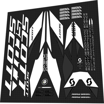 SCOTT Plasma (2016) Frame Decal Set - Bike Decal Replace