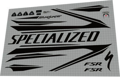 SPECIALIZED Stumpjumper (2016) FSR Frame Decal Set - Bike Decal Replace