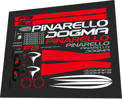 PINARELLO Dogma (2016) F8 Frame Decal Set - Bike Decal Replace
