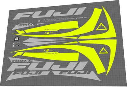 FUJI Norcom Straight (2017) Frame Decal Set - Bike Decal Replace